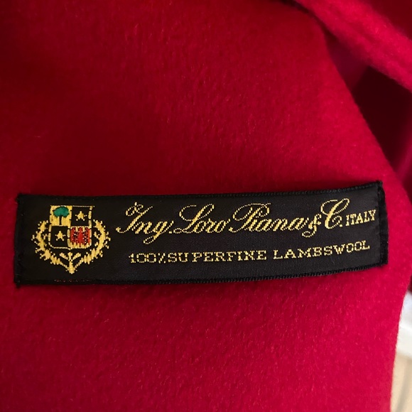 🔥Christian Dior🔥 cardinal red full length lambs wool coat. Vintage 1985. Sz 10 - Picture 7 of 13